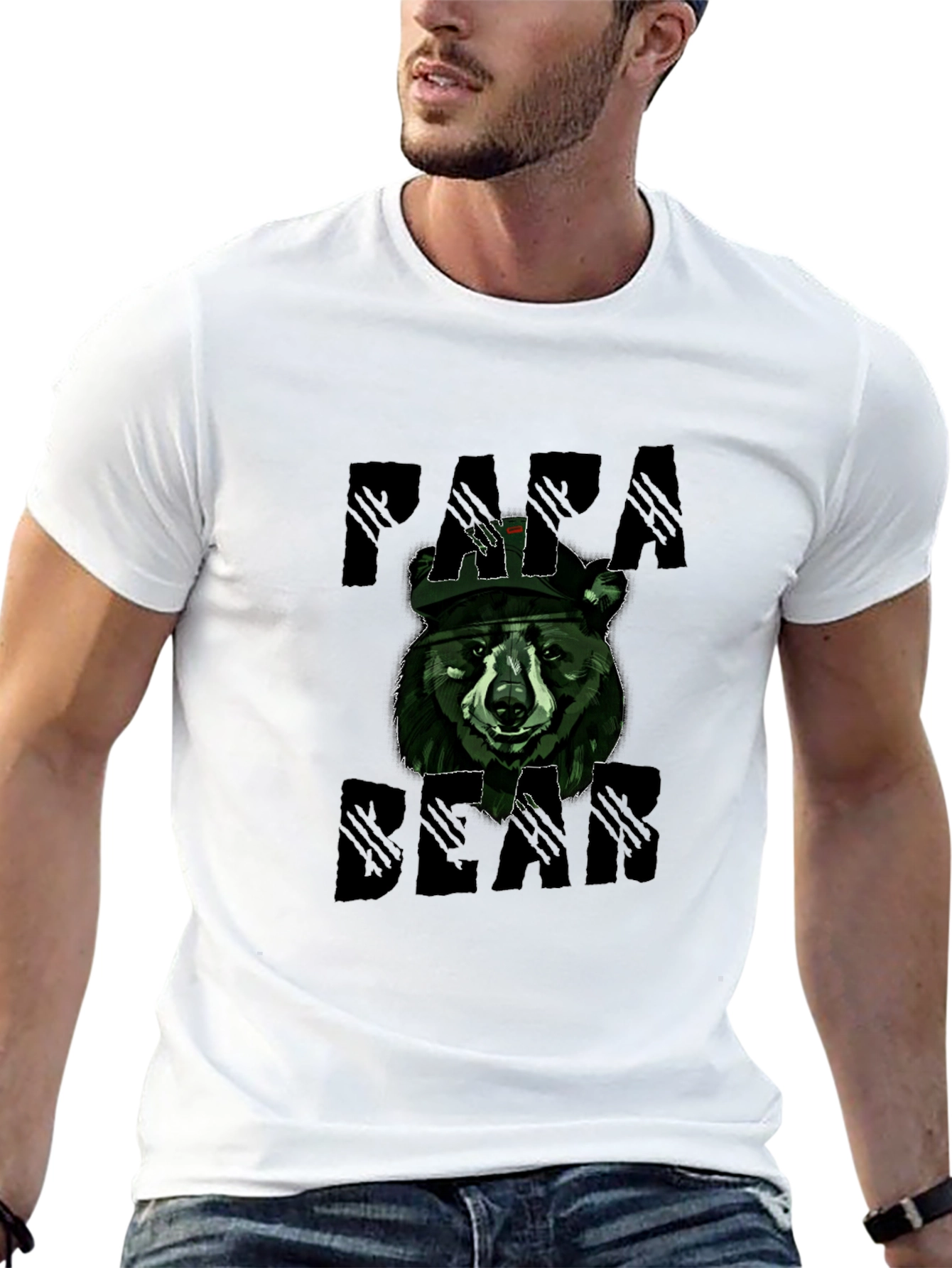 Papa Bear T-Shirt - Novelty Graphic Tee