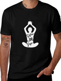 Coffee and Yoga T-Shirt - Relaxed Fit