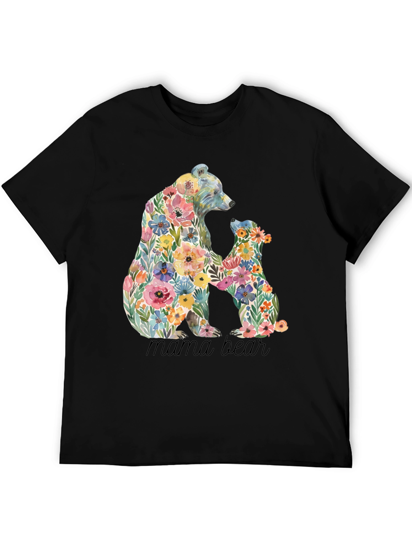 Mama Bear Floral T-Shirt - Comfort & Style