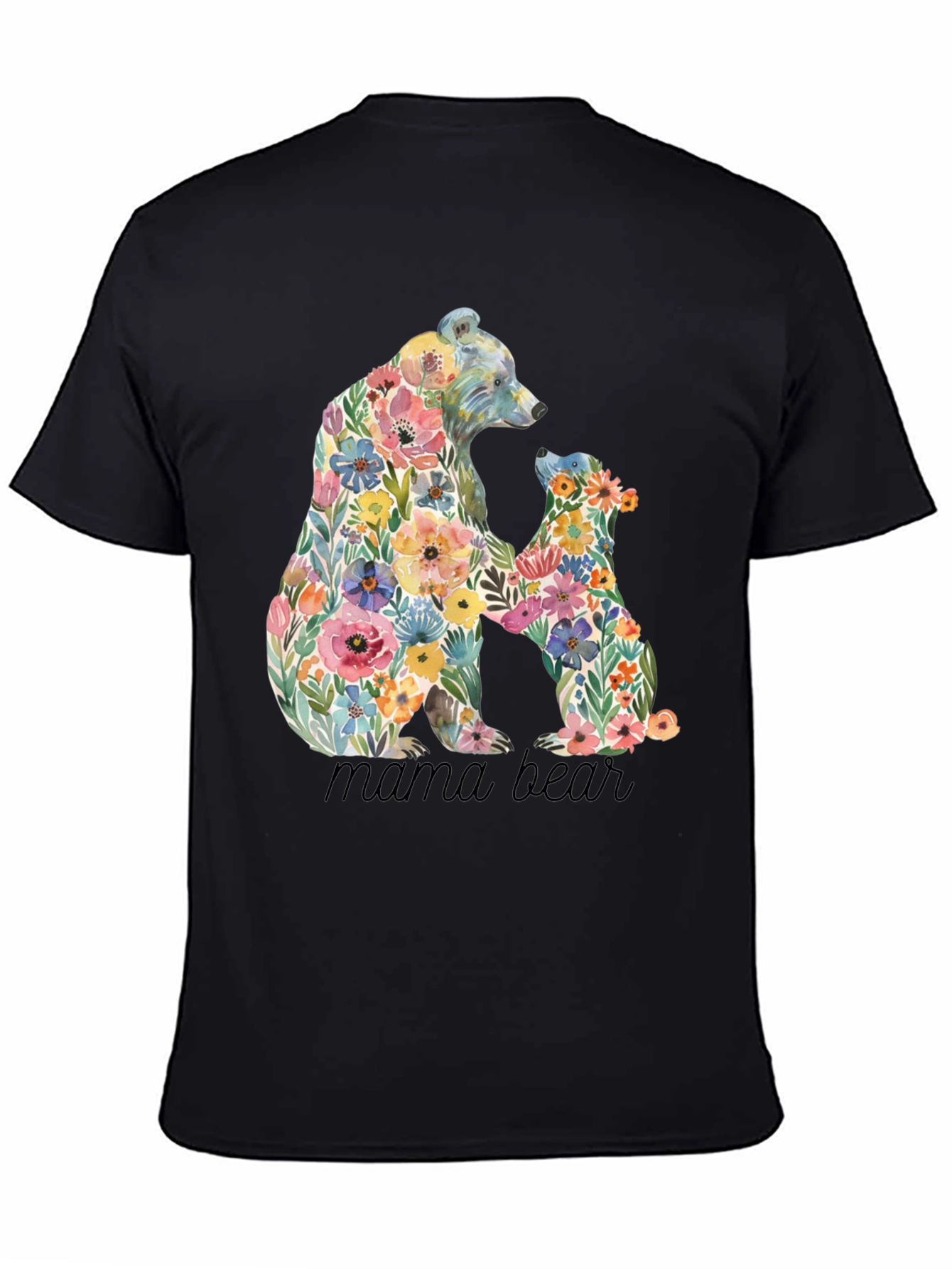 Mama Bear Floral T-Shirt - Comfort & Style