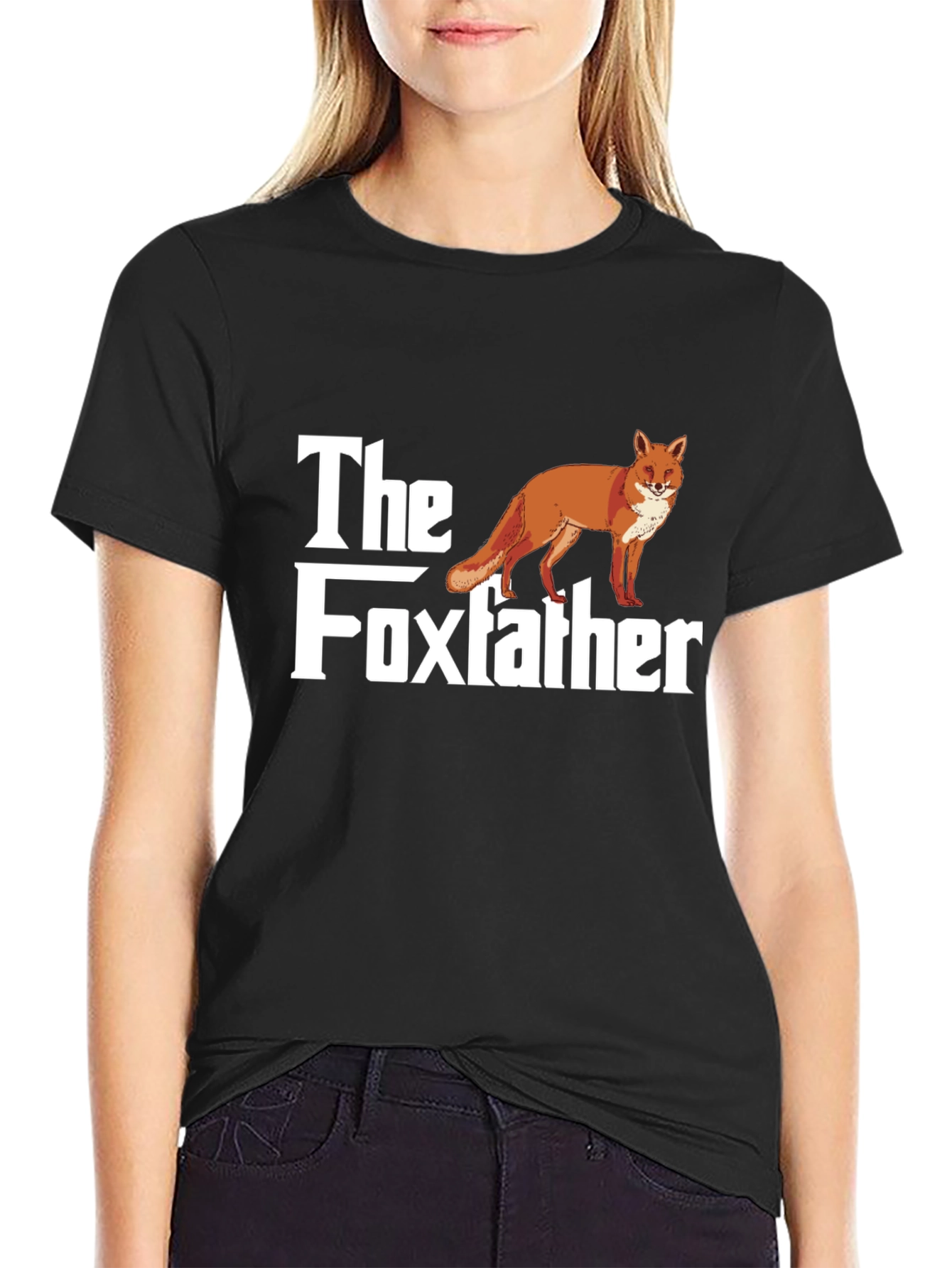The Foxfather T-Shirt - Funny Animal Graphic Tee