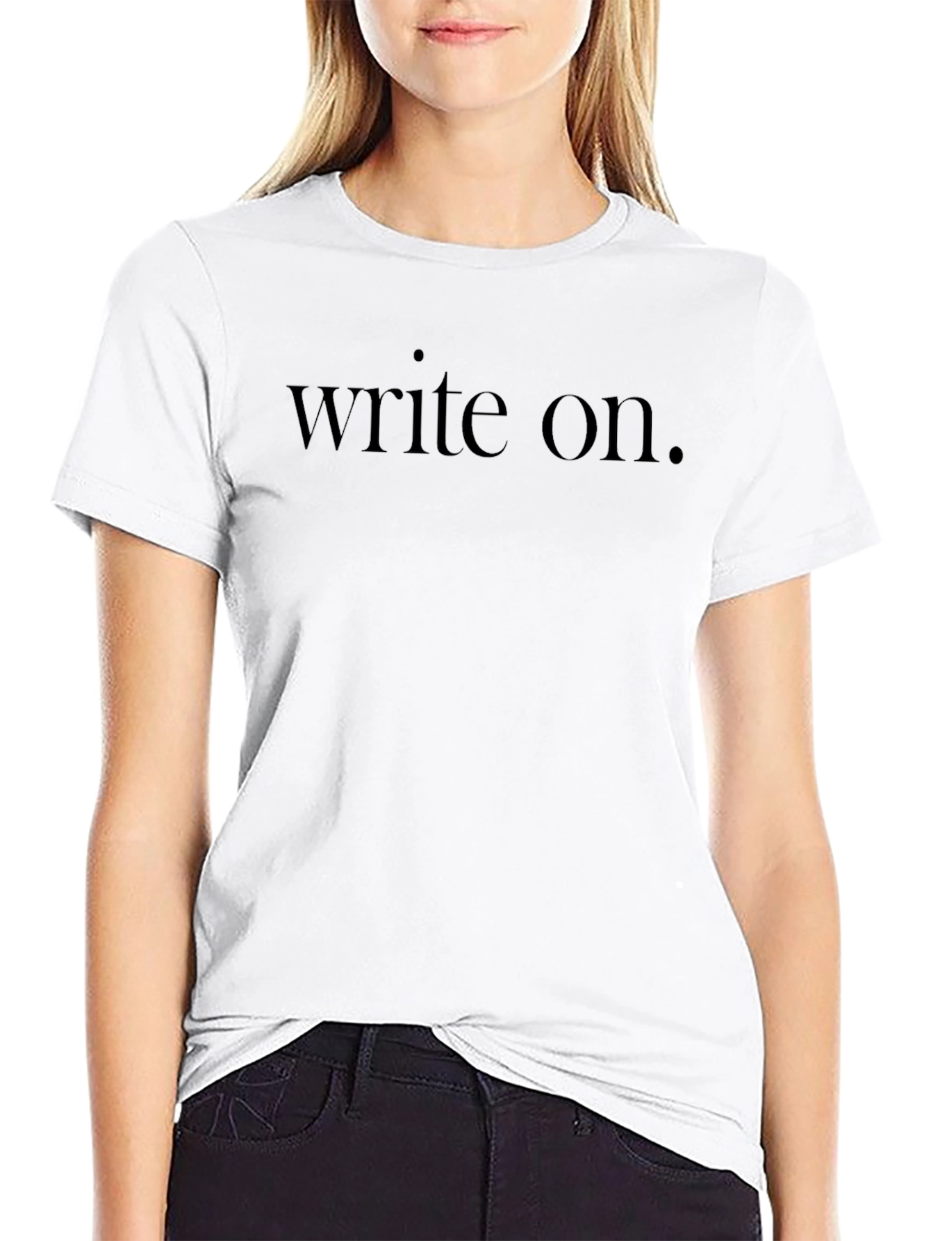 Write On Graphic T-Shirt - Stylish Cotton Tee