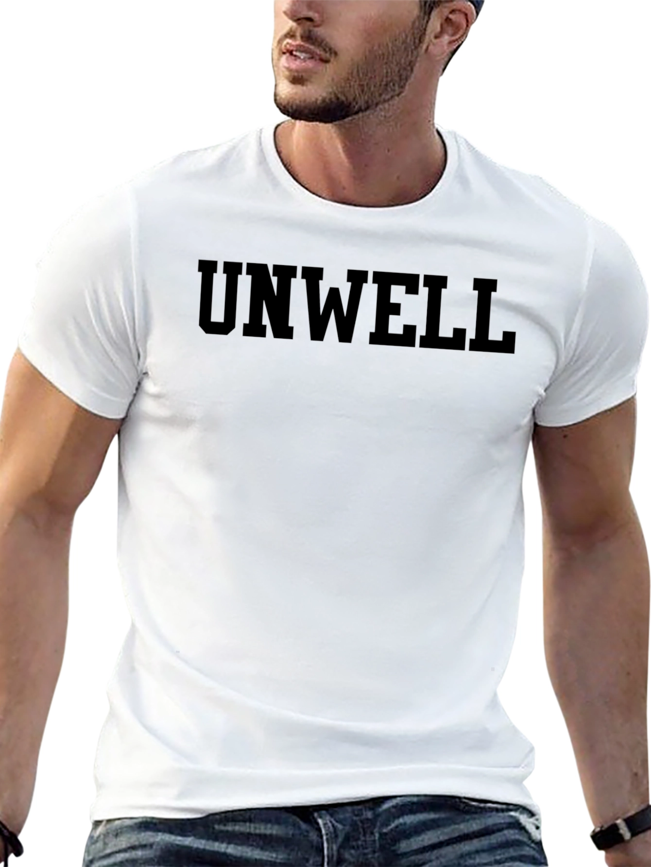 Unwell Graphic Tee - Casual Black T-Shirt