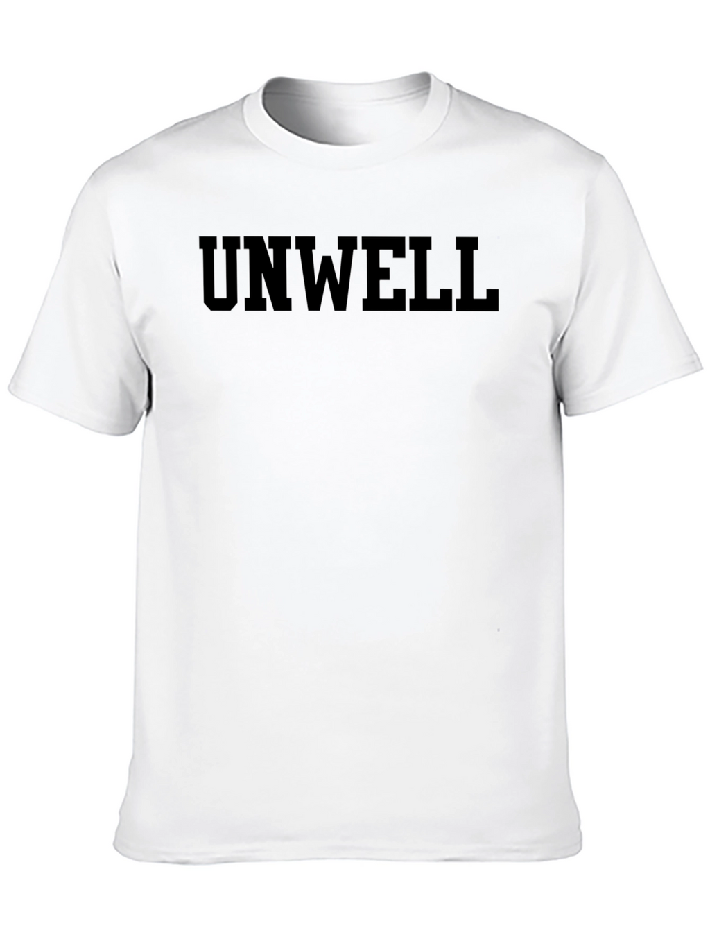 Unwell Graphic Tee - Casual Black T-Shirt