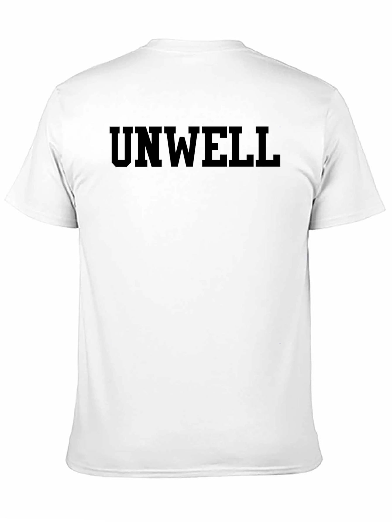Unwell Graphic Tee - Casual Black T-Shirt