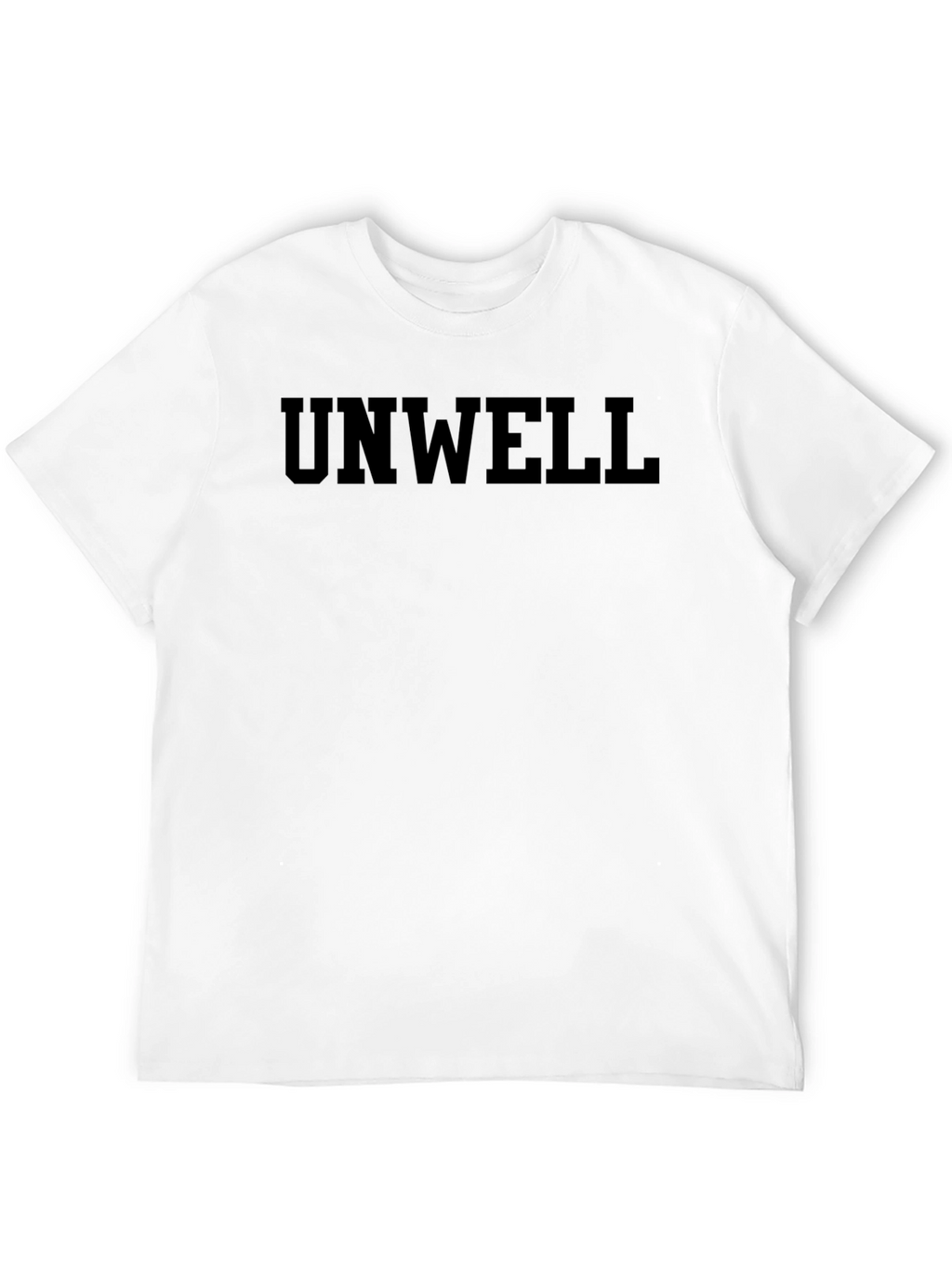 Unwell Graphic Tee - Casual Black T-Shirt