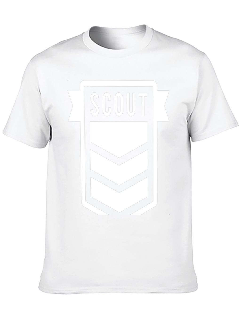 Scout Emblem Black T-Shirt - Adventure Awaits!