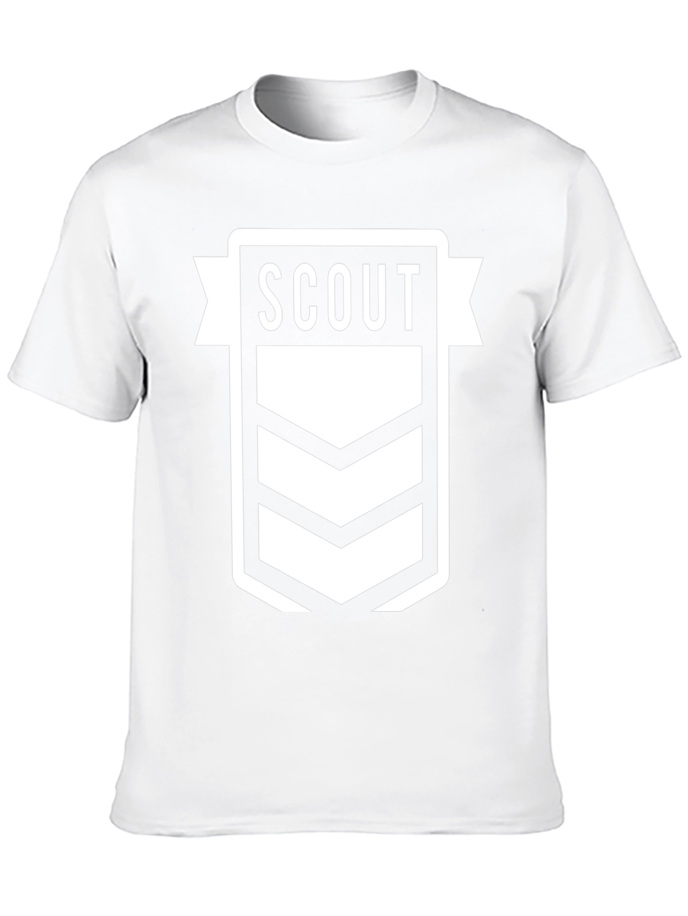 Scout Emblem Black T-Shirt - Adventure Awaits!