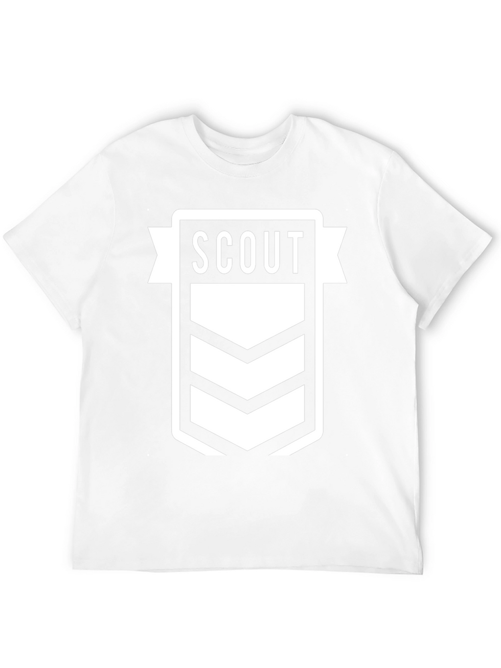 Scout Emblem Black T-Shirt - Adventure Awaits!