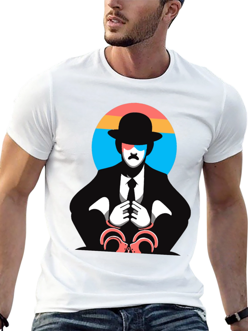 Retro Detective T-Shirt - Cool Graphic Tee