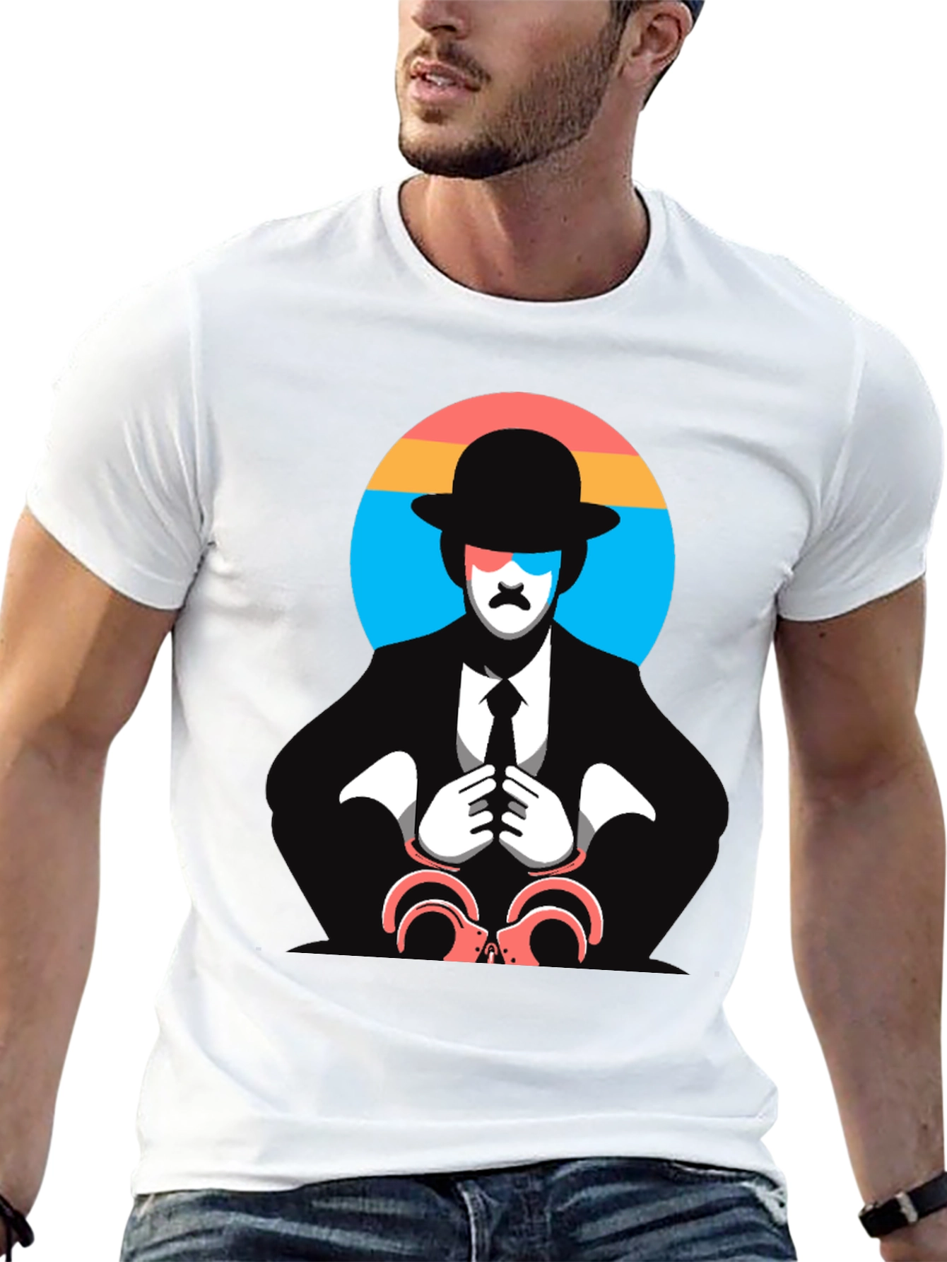 Retro Detective T-Shirt - Cool Graphic Tee