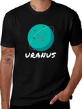 Uranus Graphic T-Shirt - Black Cotton Tee