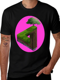 Impossible Triangle Tree Tee - Optical Illusion Shirt