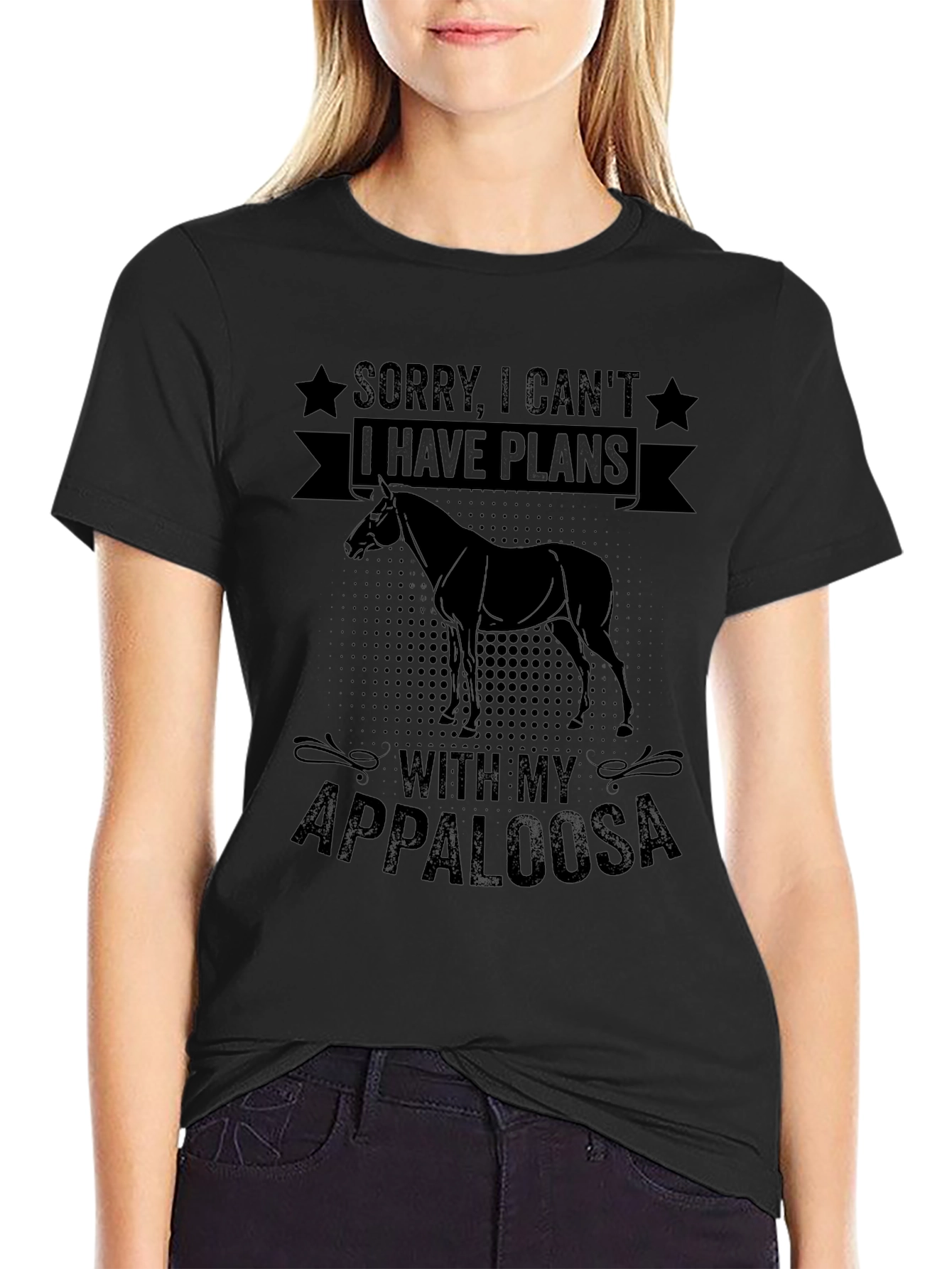 Appaloosa Horse T-Shirt - Sorry I Cant