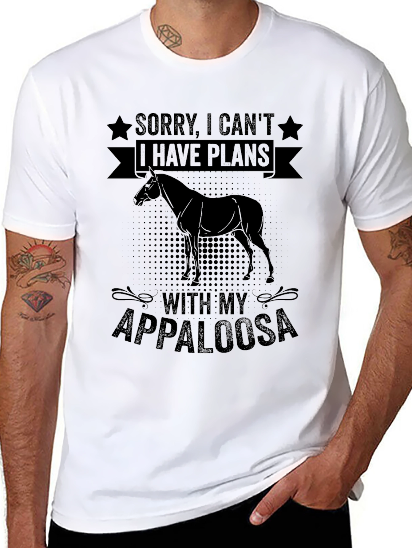 Appaloosa Horse T-Shirt - Sorry I Cant