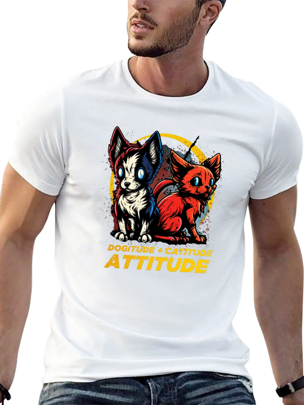 Dogitude + Catitude Graphic Tee