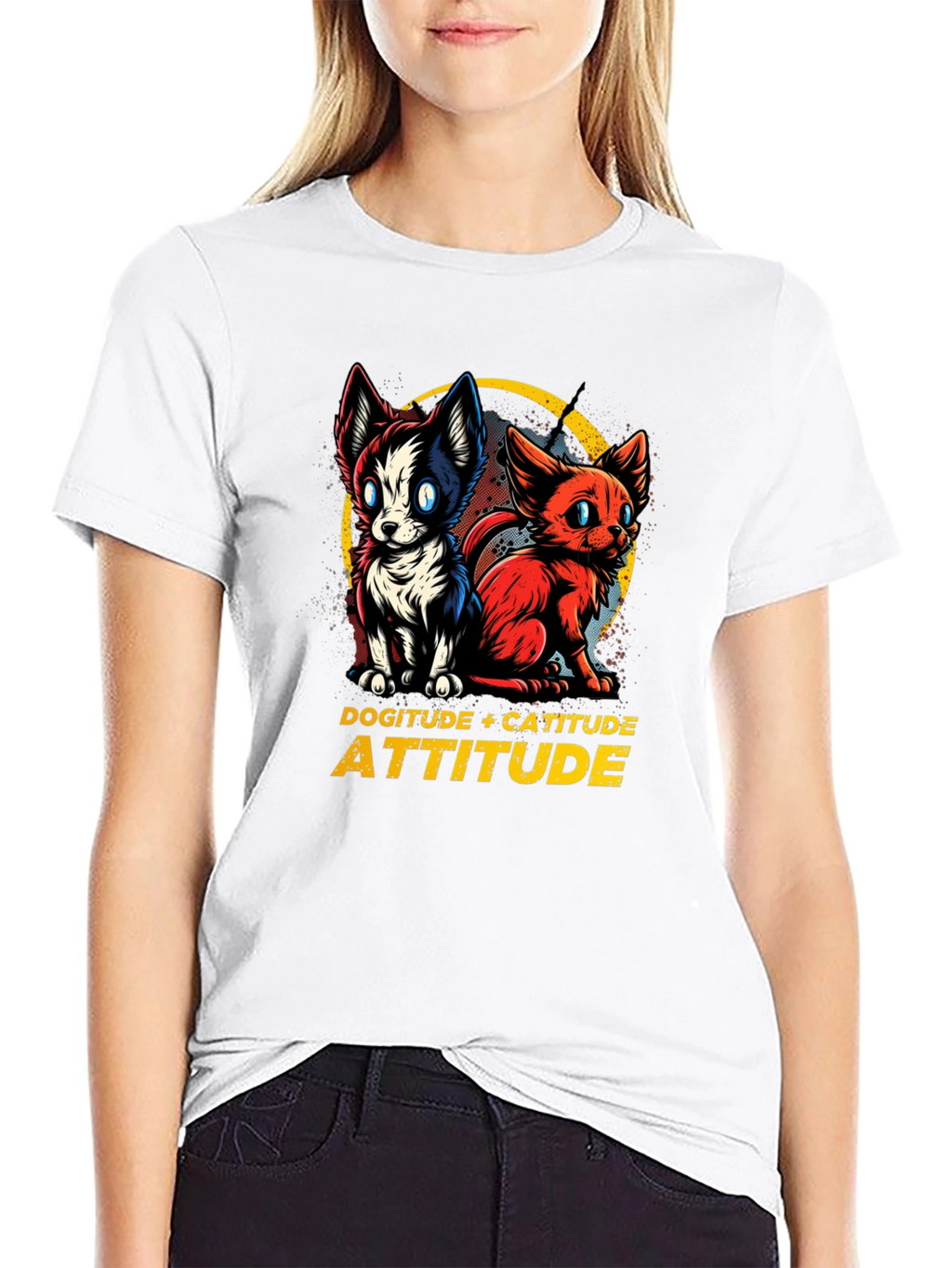 Dogitude + Catitude Graphic Tee