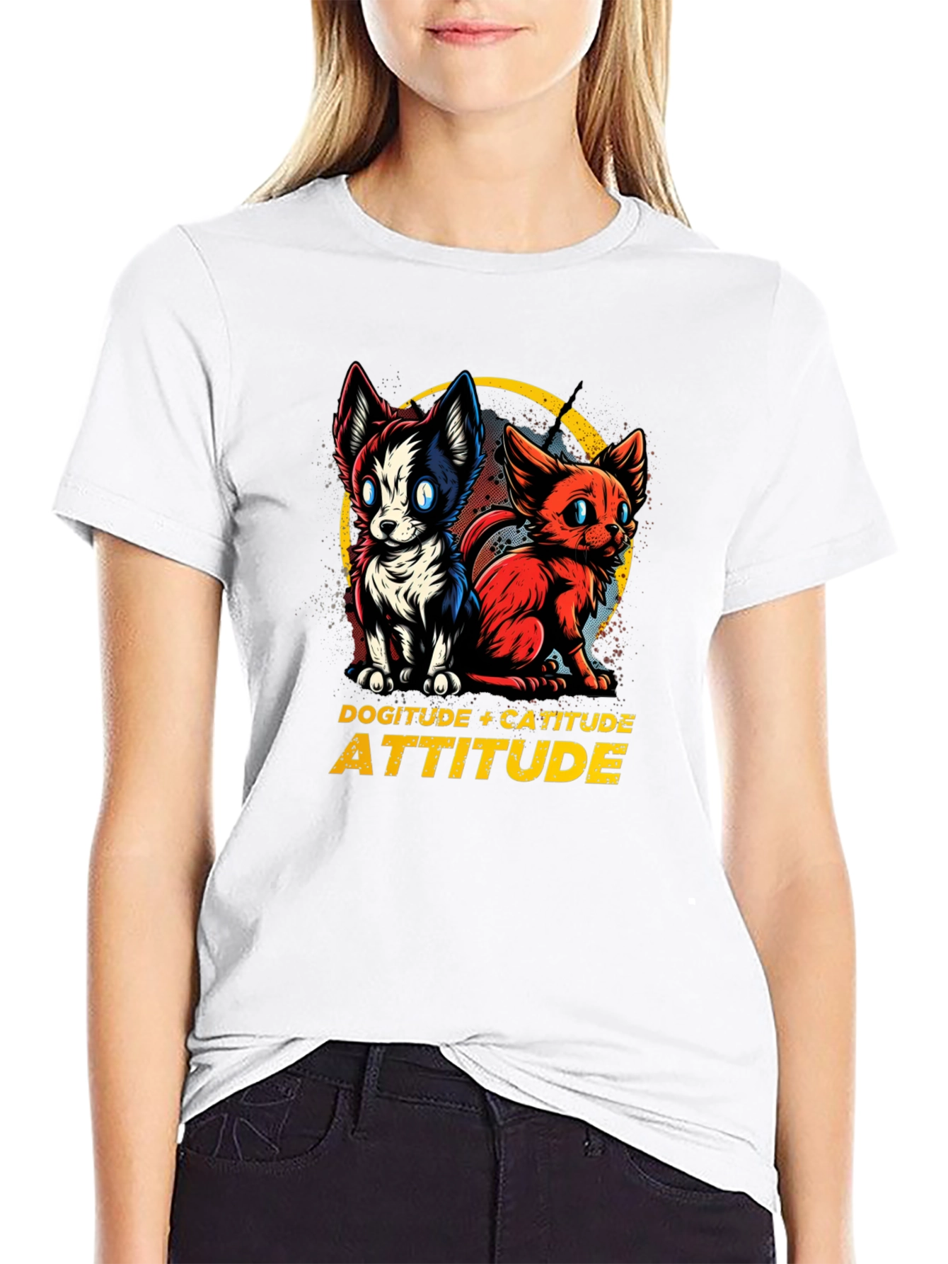 Dogitude + Catitude Graphic Tee