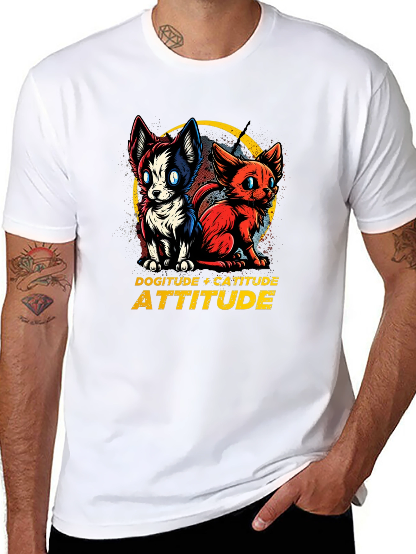 Dogitude + Catitude Graphic Tee
