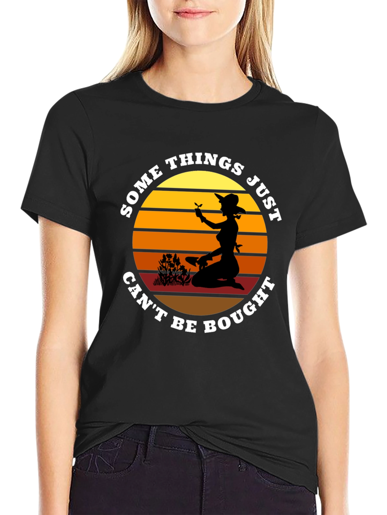 Gardener Sunset Graphic T-Shirt - Some Things Cant Be Bought