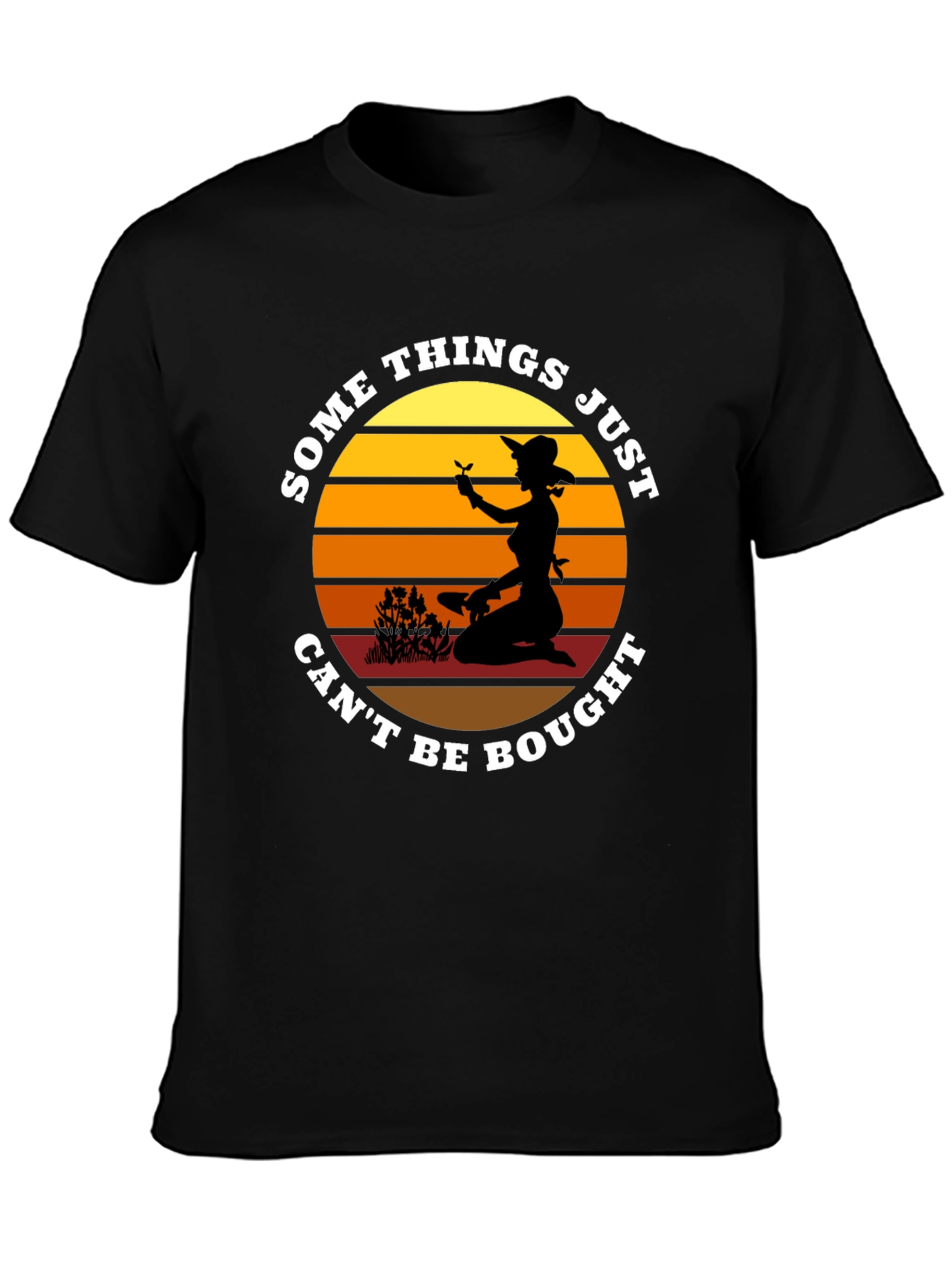Gardener Sunset Graphic T-Shirt - Some Things Cant Be Bought