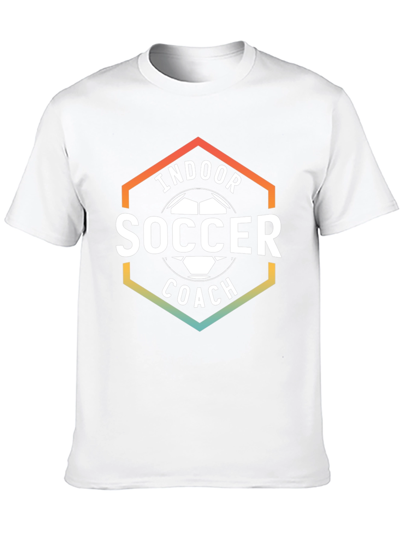 Indoor Soccer Coach Graphic T-Shirt