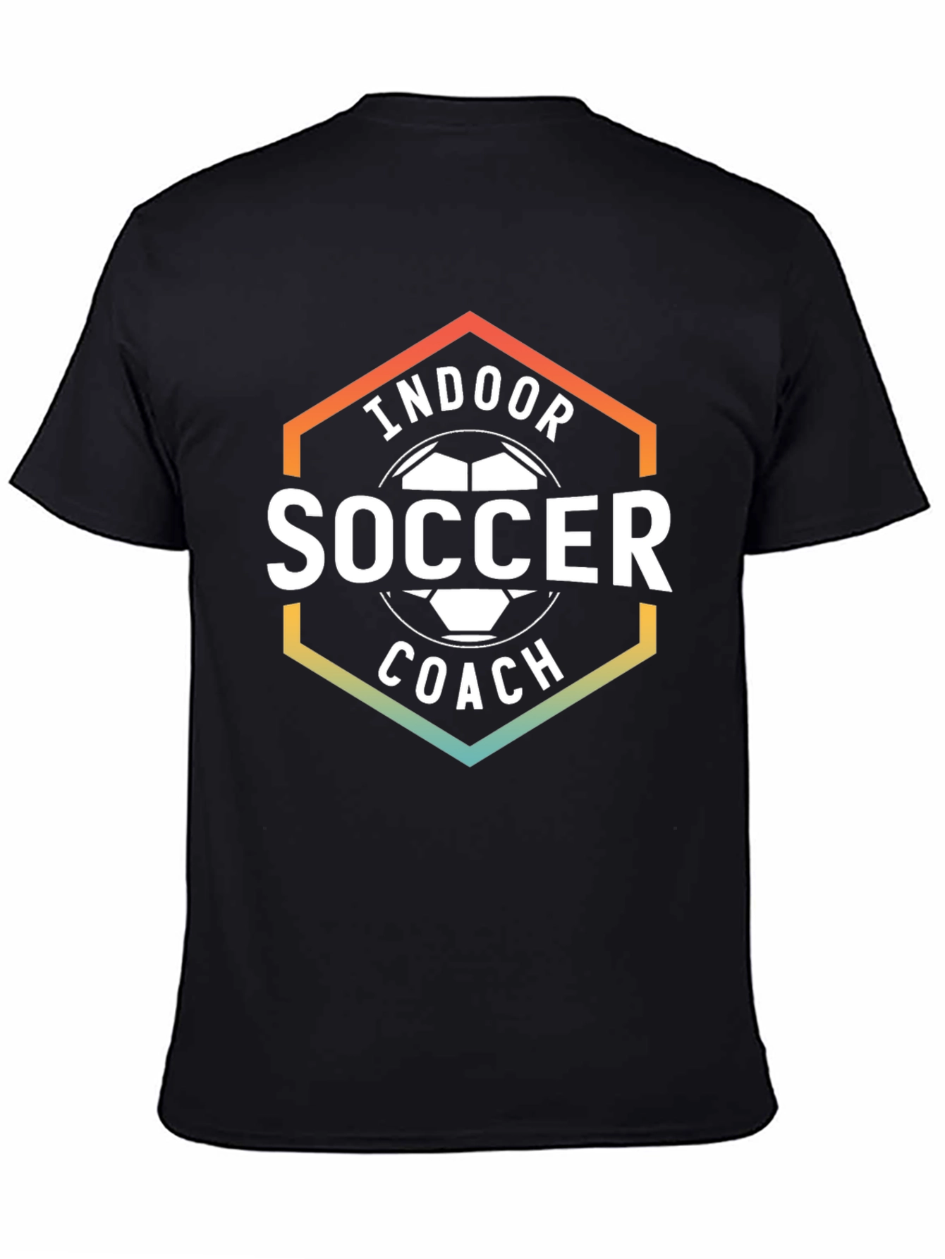 Indoor Soccer Coach Graphic T-Shirt