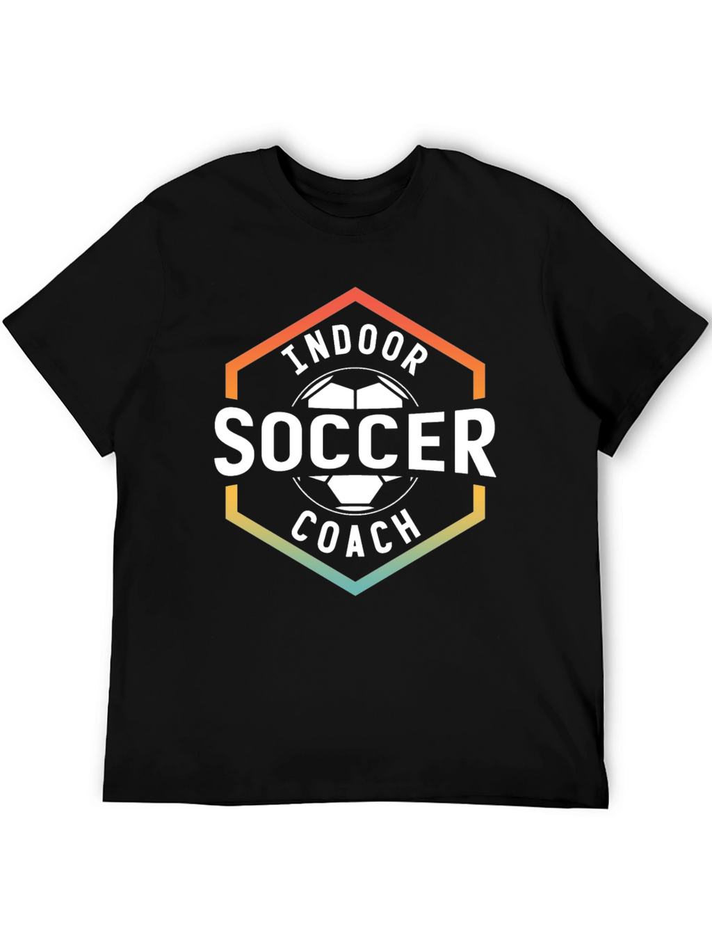 Indoor Soccer Coach Graphic T-Shirt
