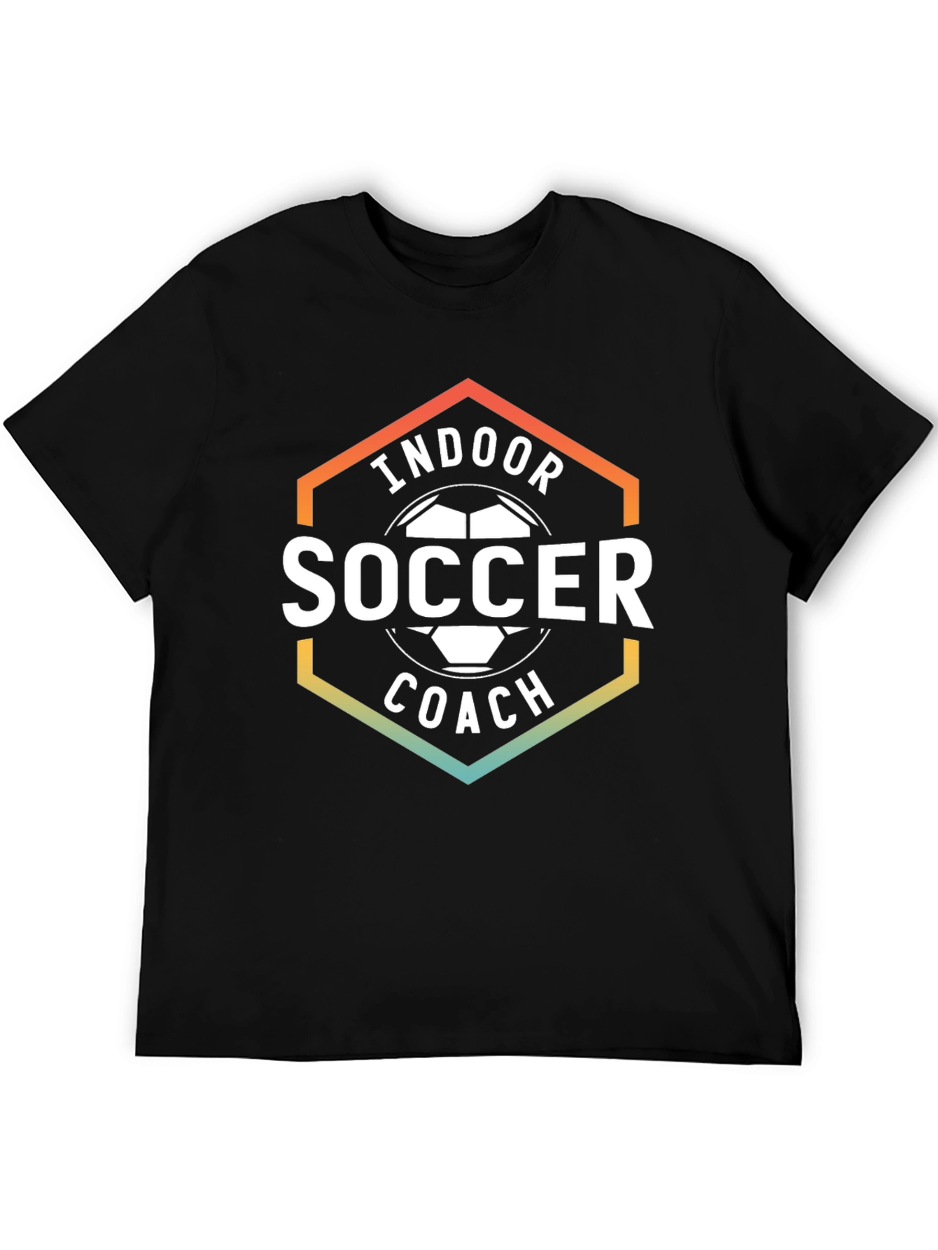 Indoor Soccer Coach Graphic T-Shirt