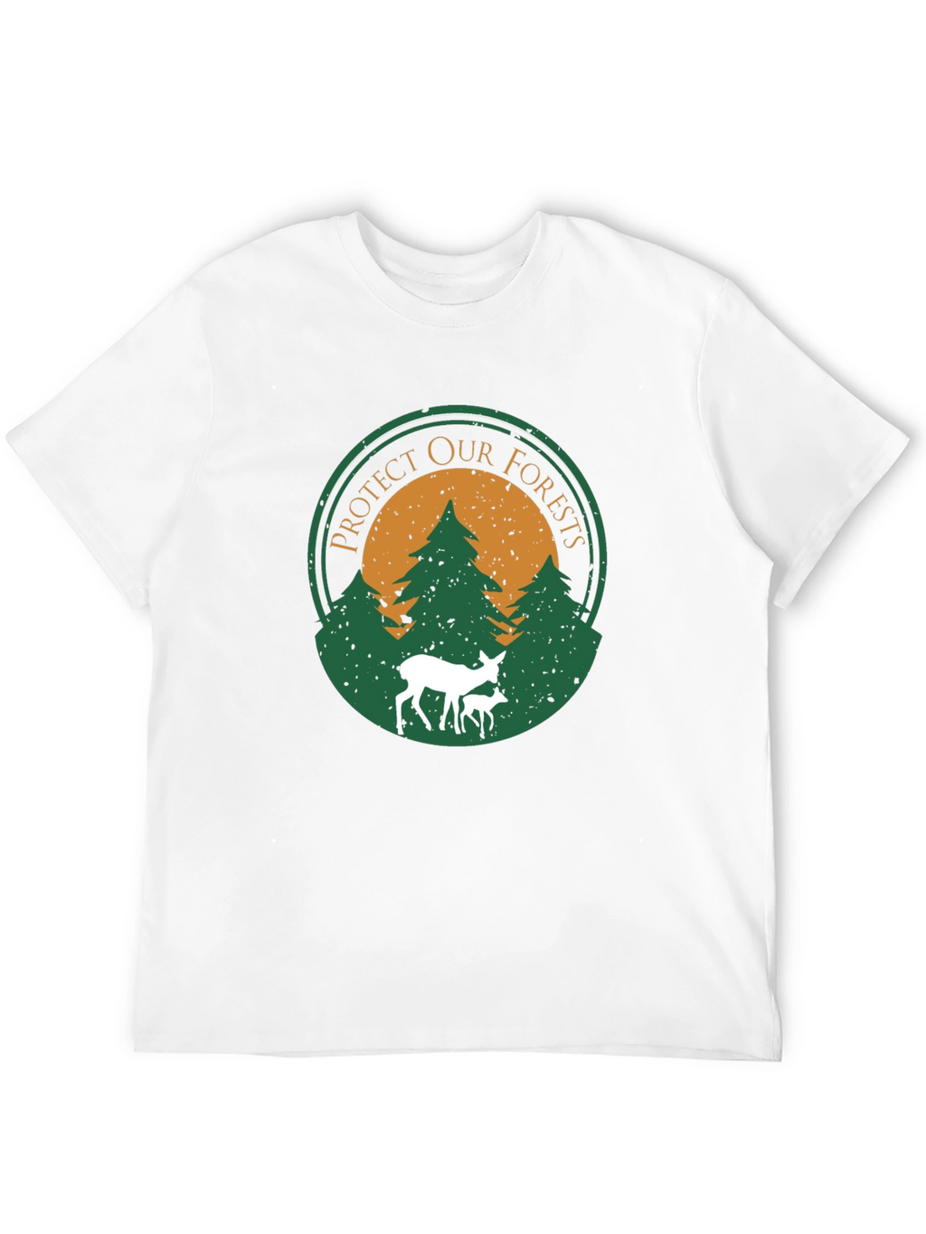 Protect Our Forests Graphic T-Shirt - Deer Design