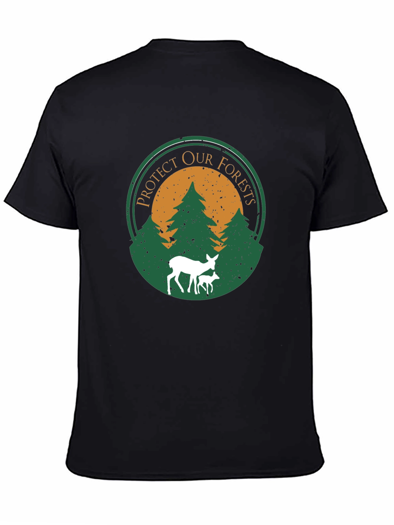 Protect Our Forests Graphic T-Shirt - Deer Design