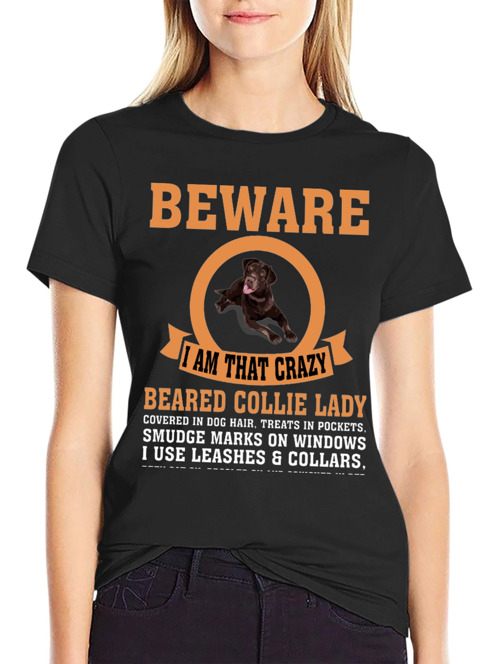 Beware Crazy Dog Lady T-Shirt