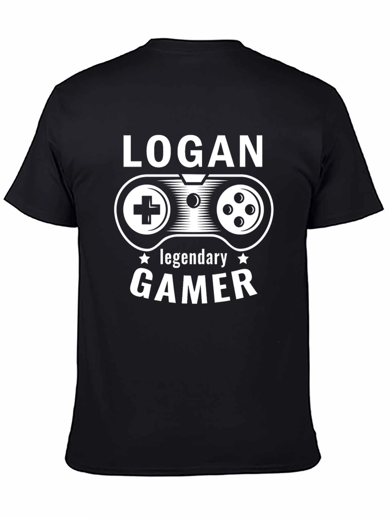 Logan Legendary Gamer Black T-Shirt