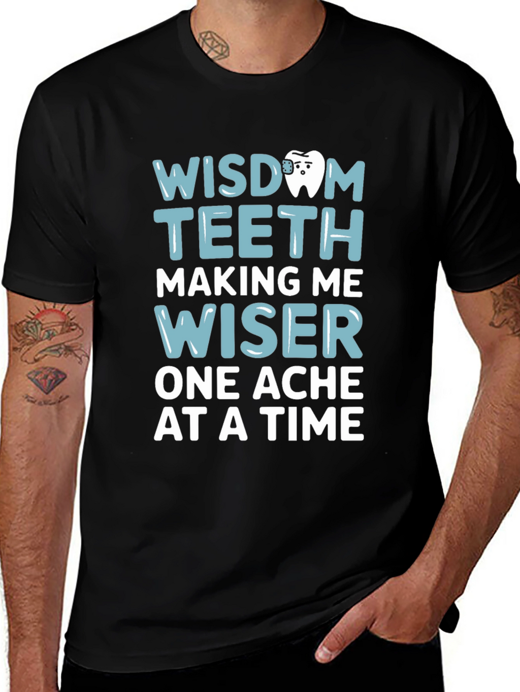 Wisdom Teeth Graphic Tee - Funny Dental T-Shirt