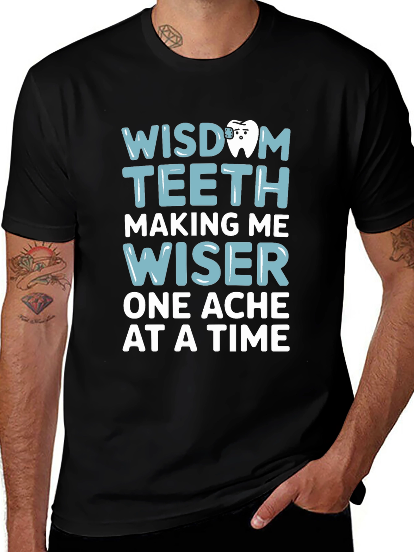 Wisdom Teeth Graphic Tee - Funny Dental T-Shirt