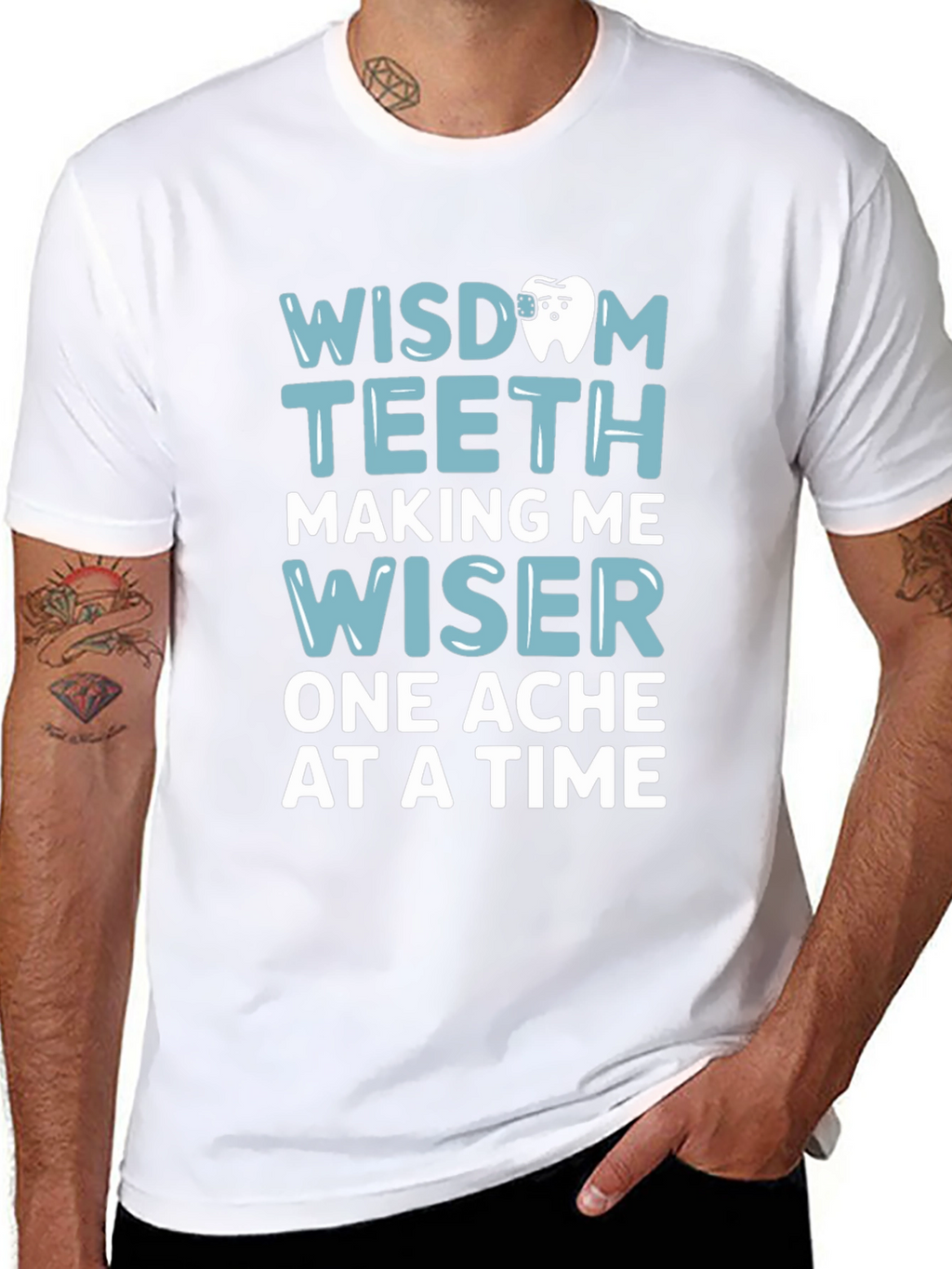 Wisdom Teeth Graphic Tee - Funny Dental T-Shirt