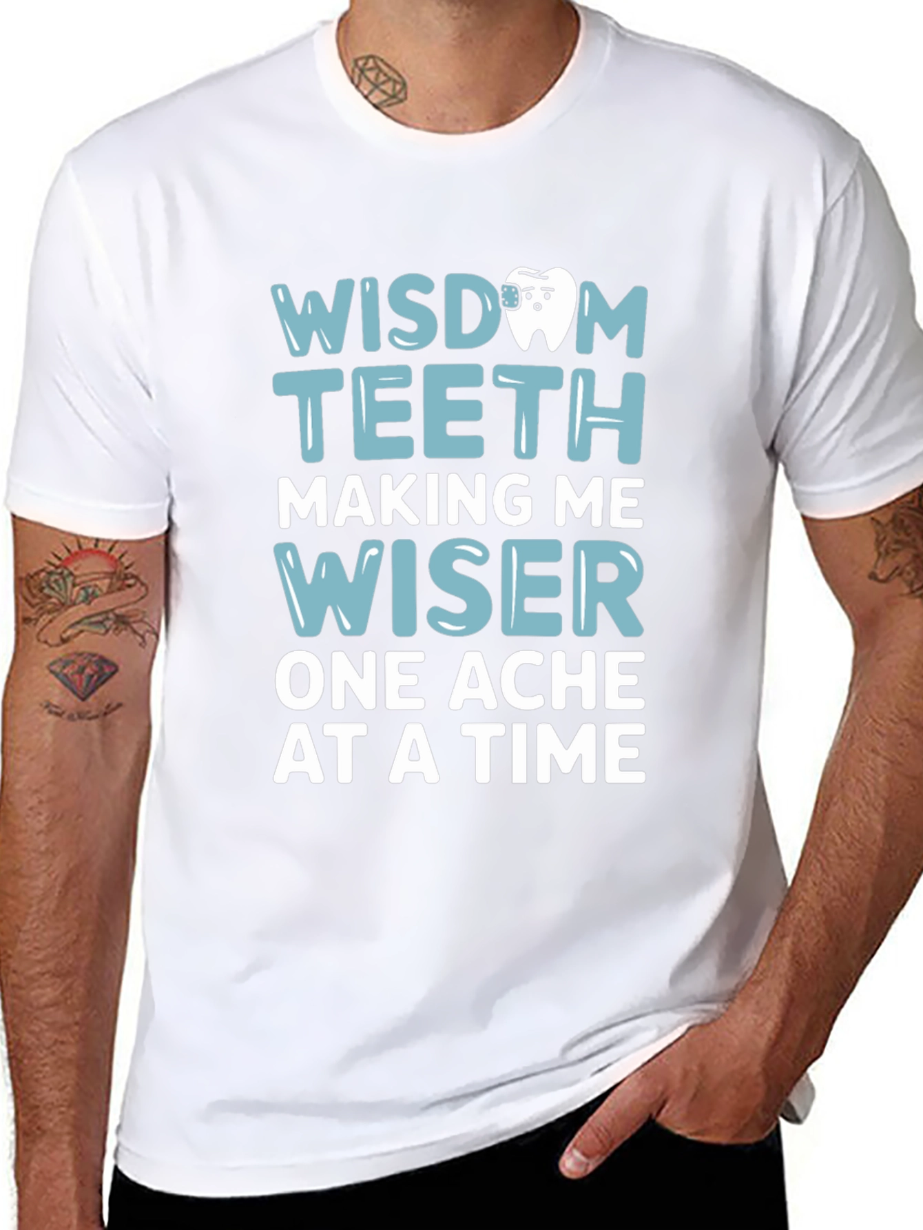 Wisdom Teeth Graphic Tee - Funny Dental T-Shirt