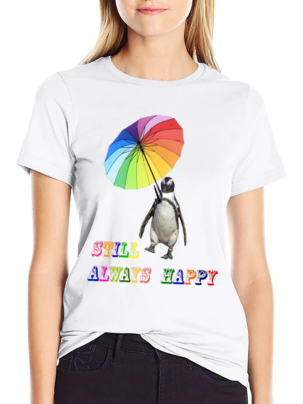 Still Always Happy Penguin Tee