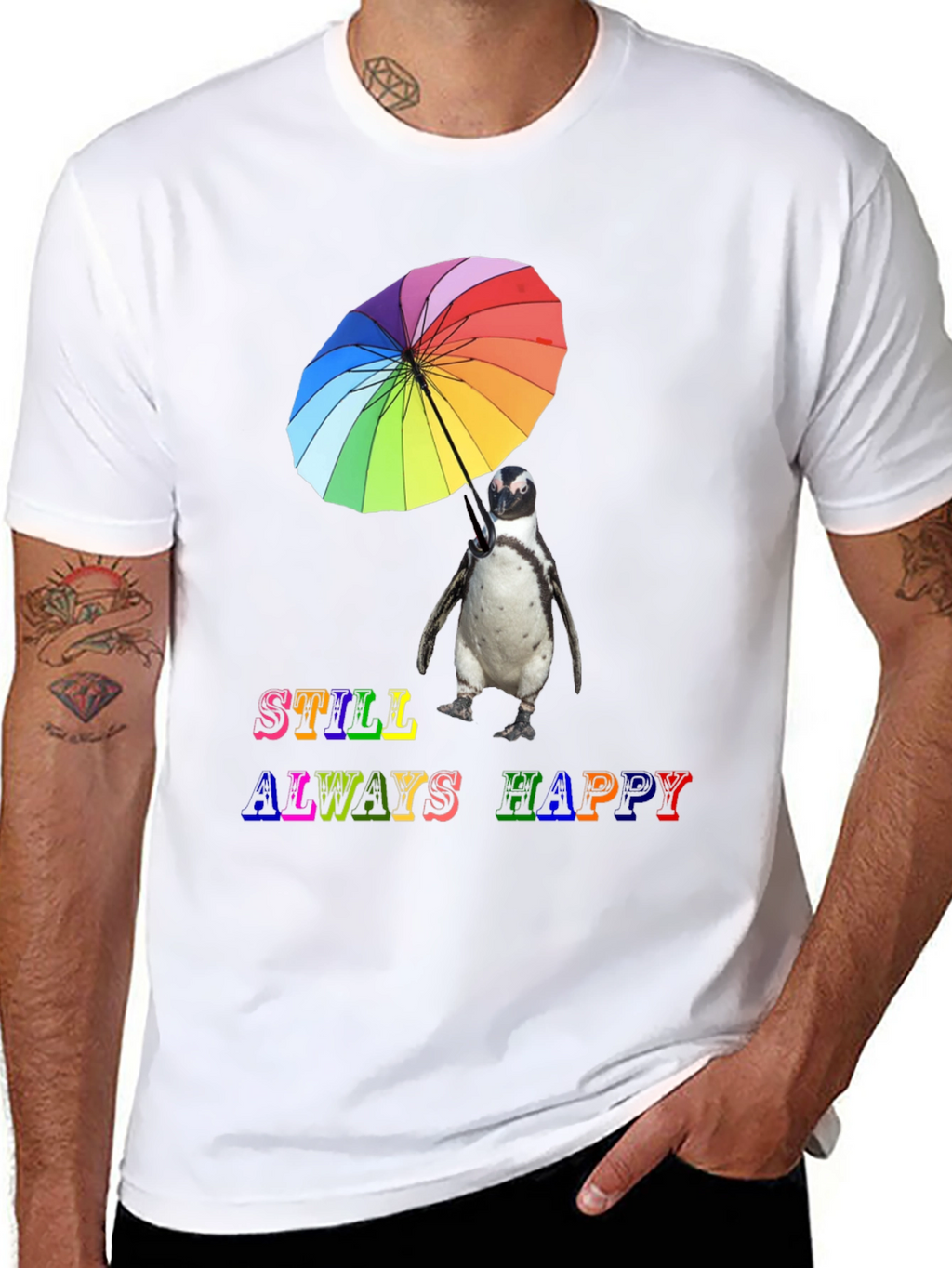 Still Always Happy Penguin Tee