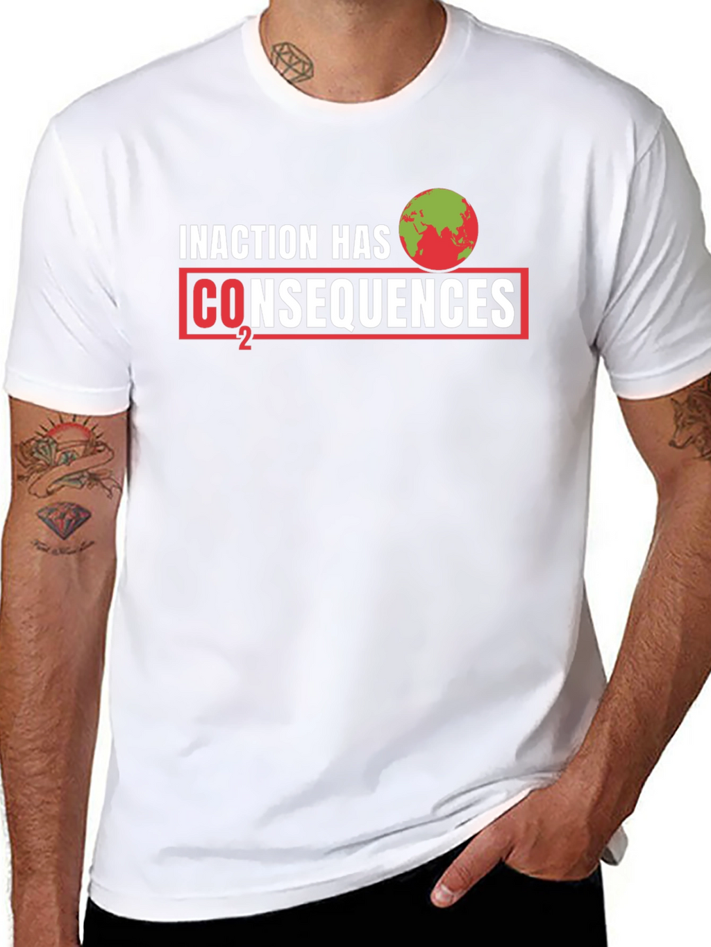 Inaction Has Consequences T-Shirt: Climate Change Awareness