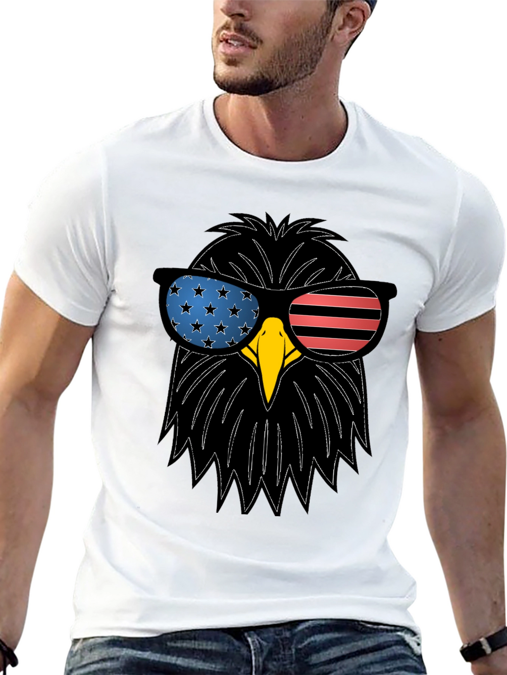 Patriotic Eagle T-Shirt - USA Pride