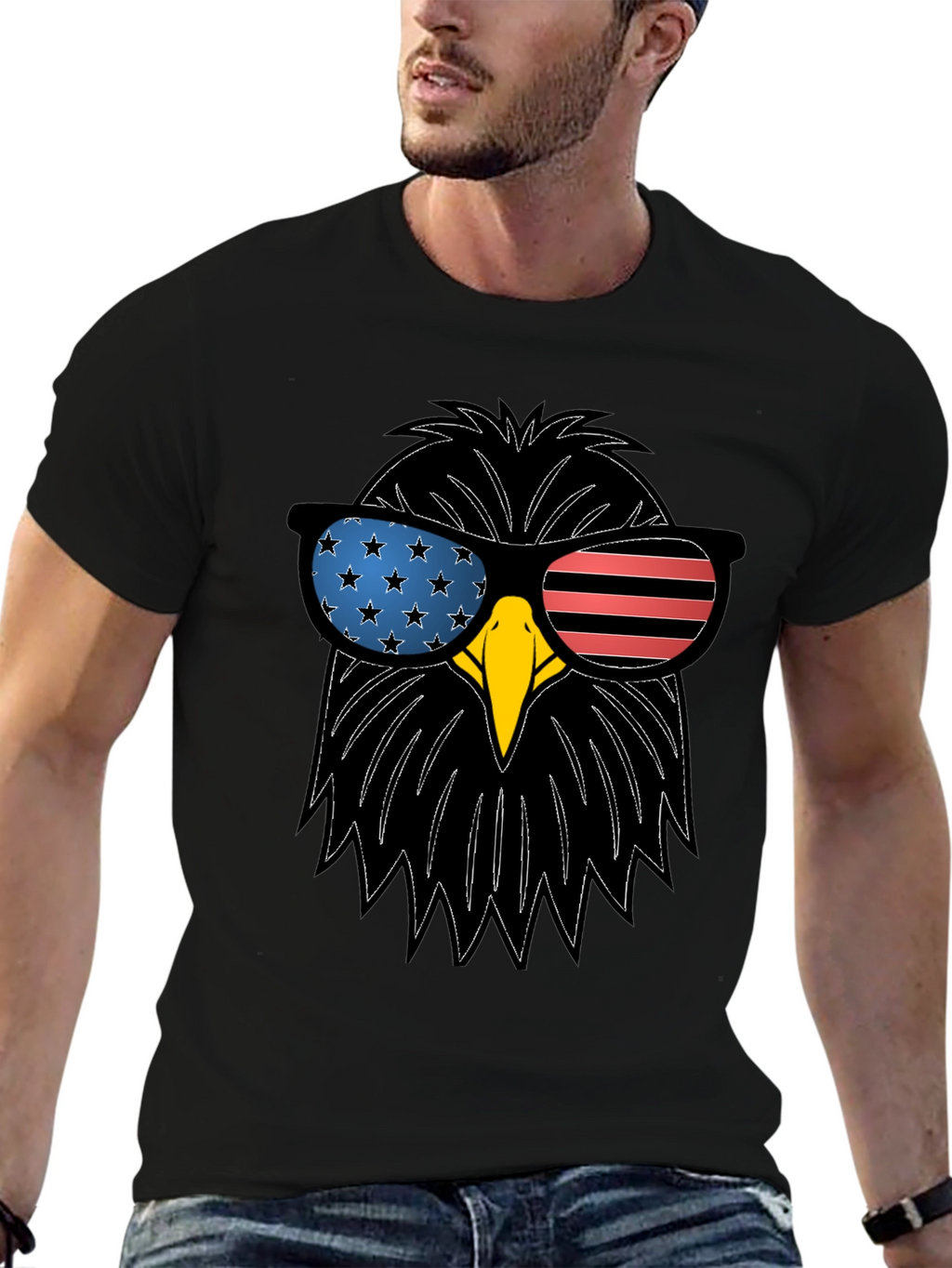 Patriotic Eagle T-Shirt - USA Pride