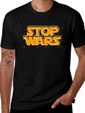 Stop Wars Graphic Tee - Peace Advocate Shirt
