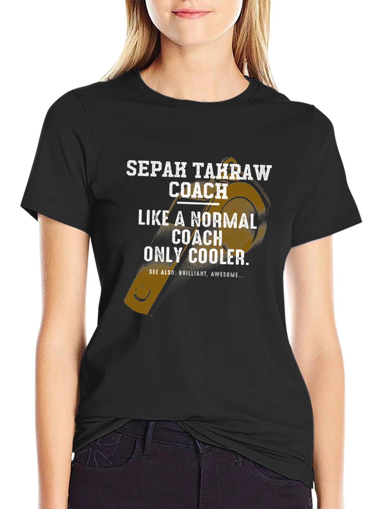 Sepak Takraw Coach T-Shirt - Normal Coach Only Cooler