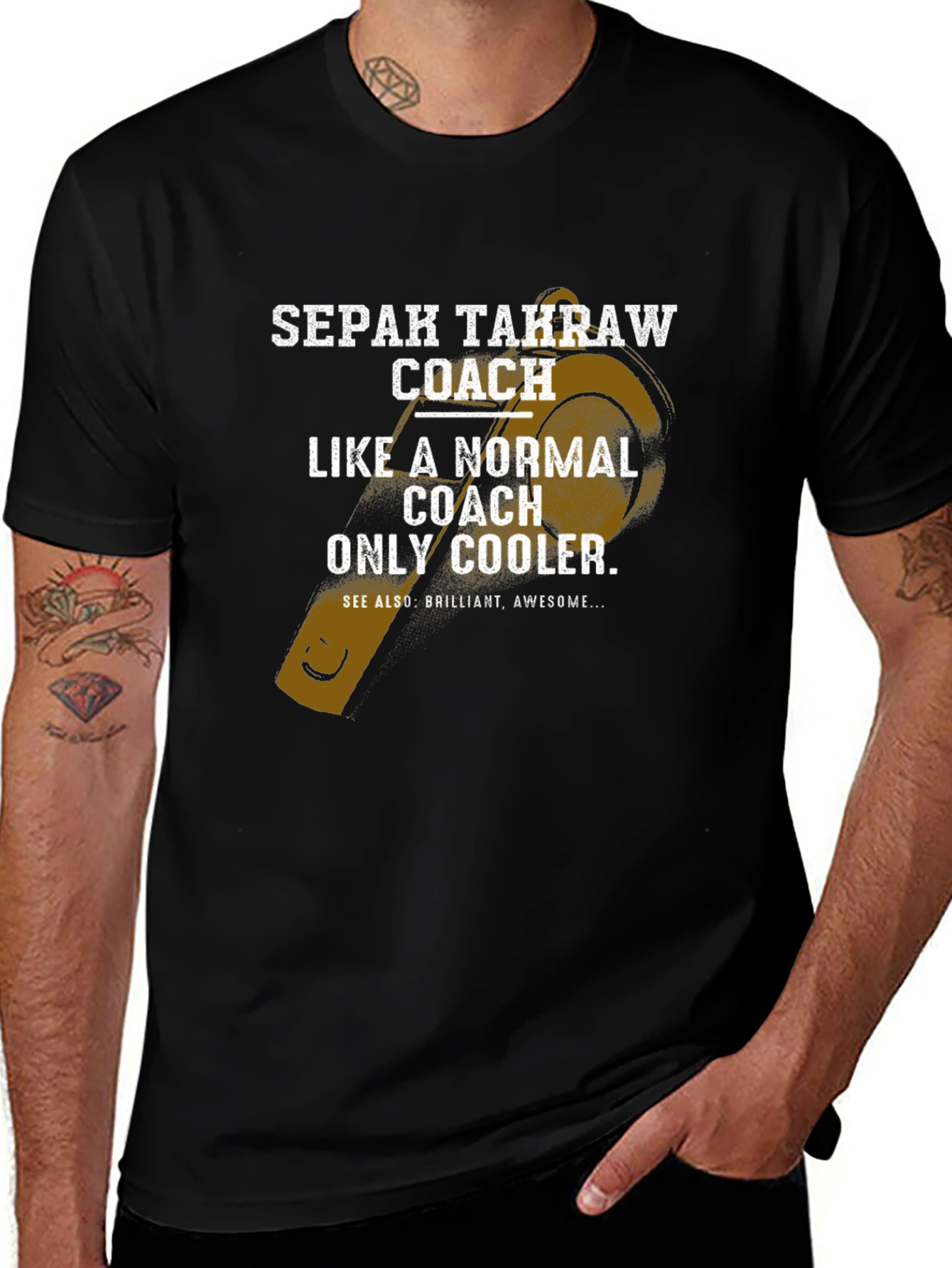 Sepak Takraw Coach T-Shirt - Normal Coach Only Cooler
