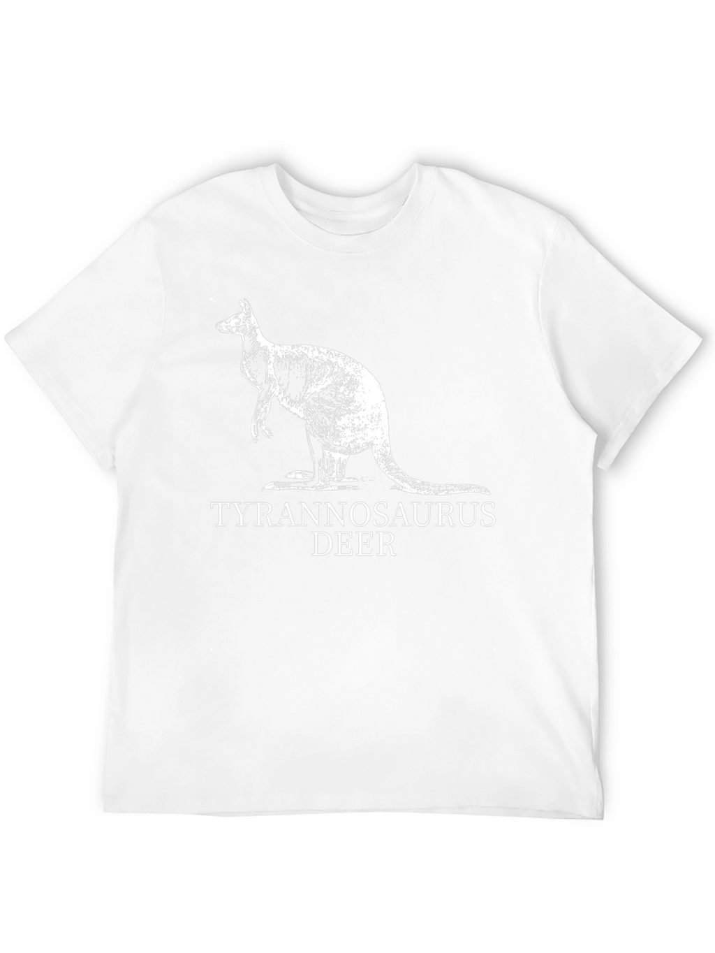 Tyrannosaurus Deer Kangaroo Graphic T-Shirt