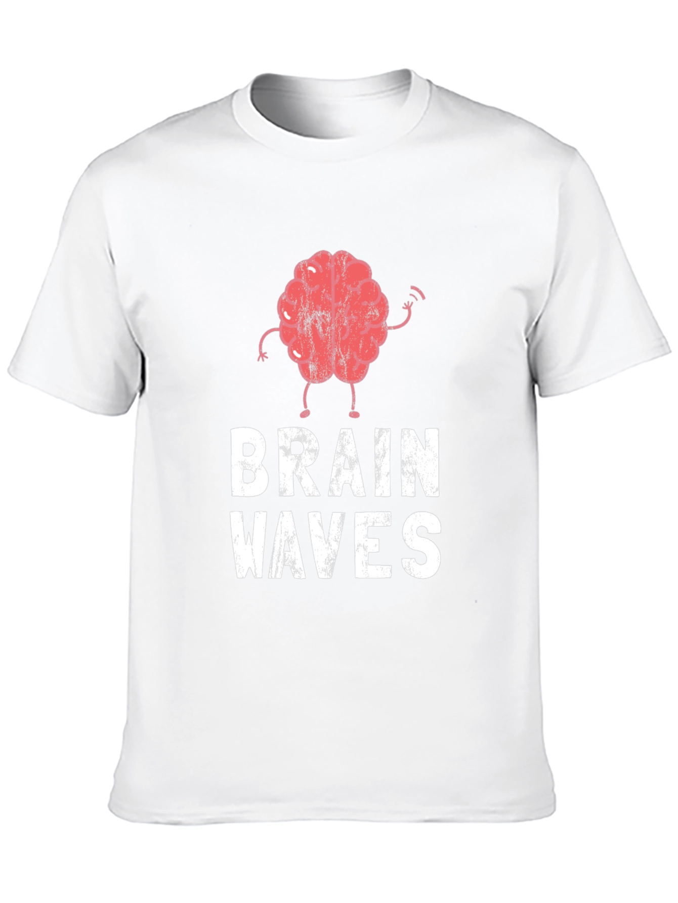 Brain Waves Graphic Tee - Black