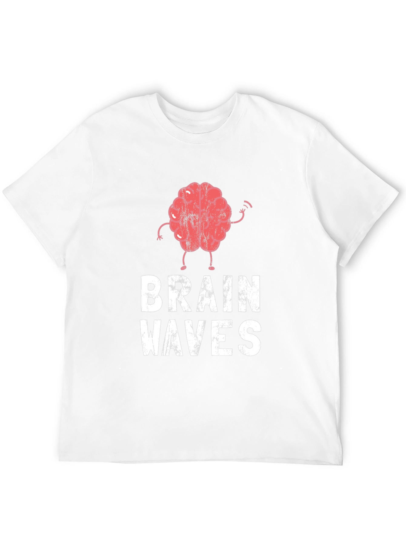 Brain Waves Graphic Tee - Black
