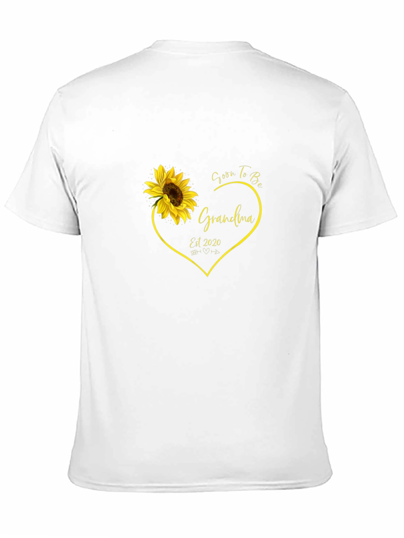 Soon to Be Grandma Sunflower Heart T-Shirt