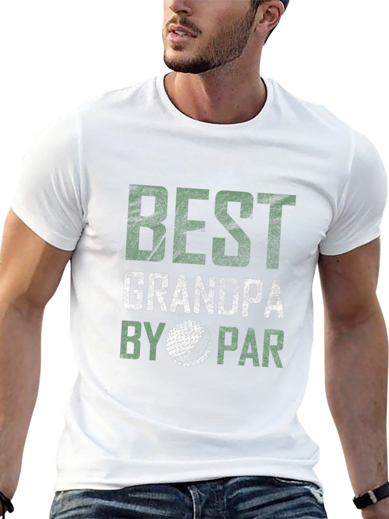 Best Grandpa By Par Golf T-Shirt
